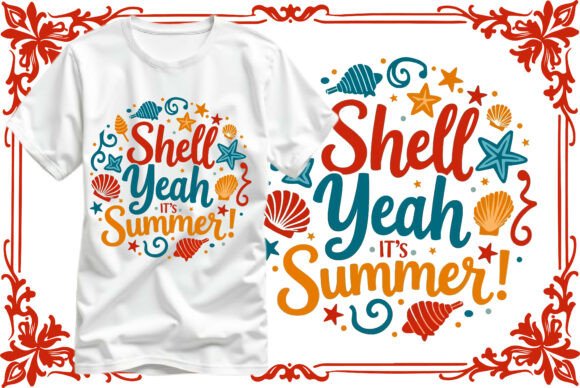 Beach T-Shirt Design for Summer Vibes: A Graphics Gem
