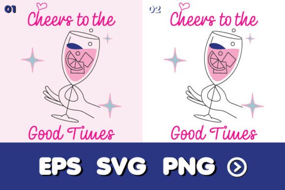 Cheers to Good Times SVG: A T-Shirt Design for Memorable Branding