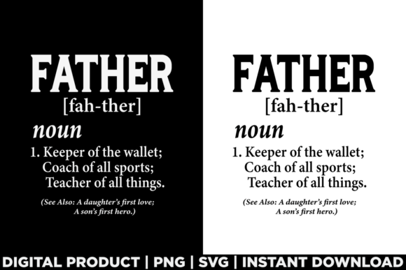 Fathers Day Father Noun Dad Shirt: A Perfect T-Shirt Design