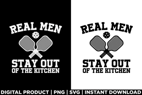 Funny Pickleball Real Men Stay Out: A T-Shirt Design Gem