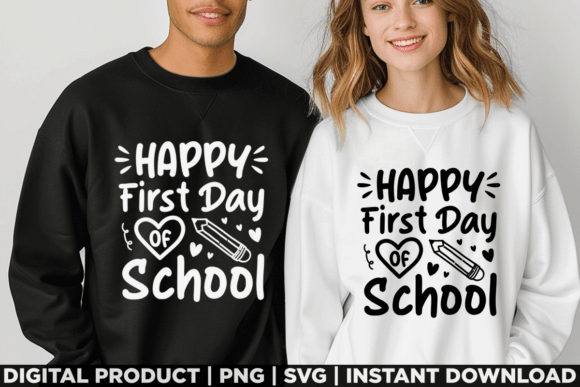Happy First Day of School Teacher Squad T-Shirt Designs