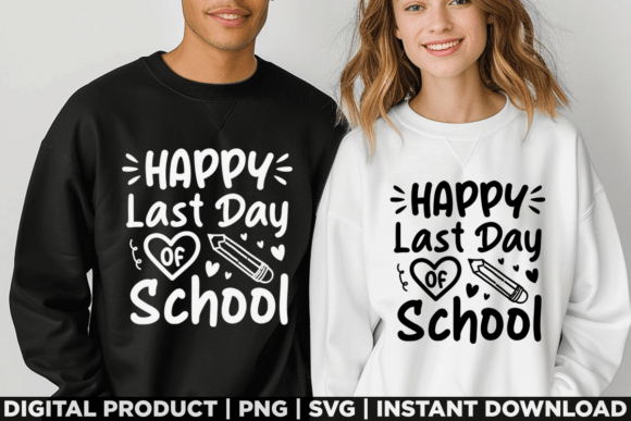 Happy Last Day of School Teacher Squad T-Shirt Graphics