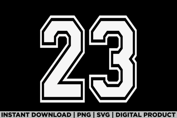 Number 23 Birthday Varsity: A Versatile T-Shirt Design